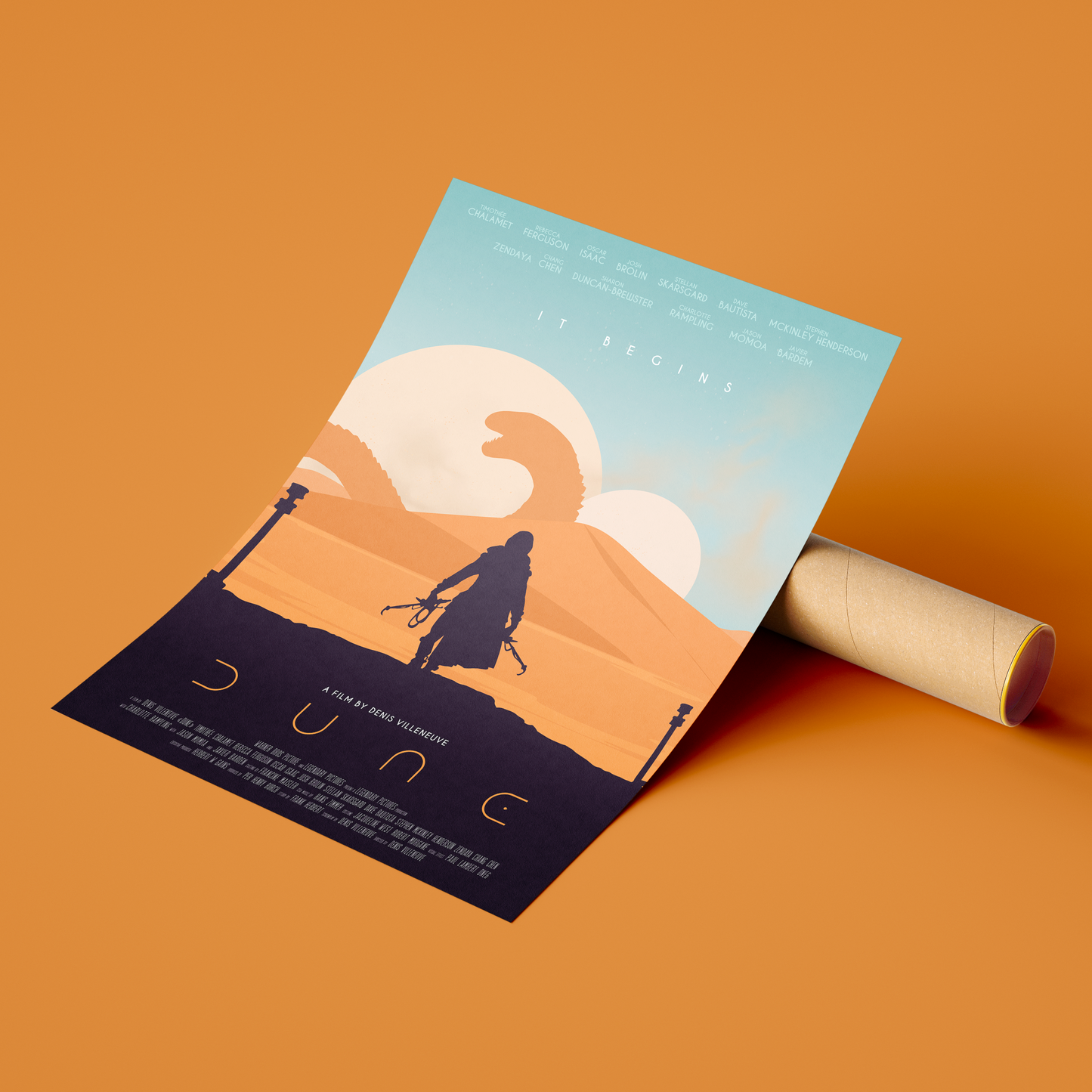 Affiche minimaliste "Dune"