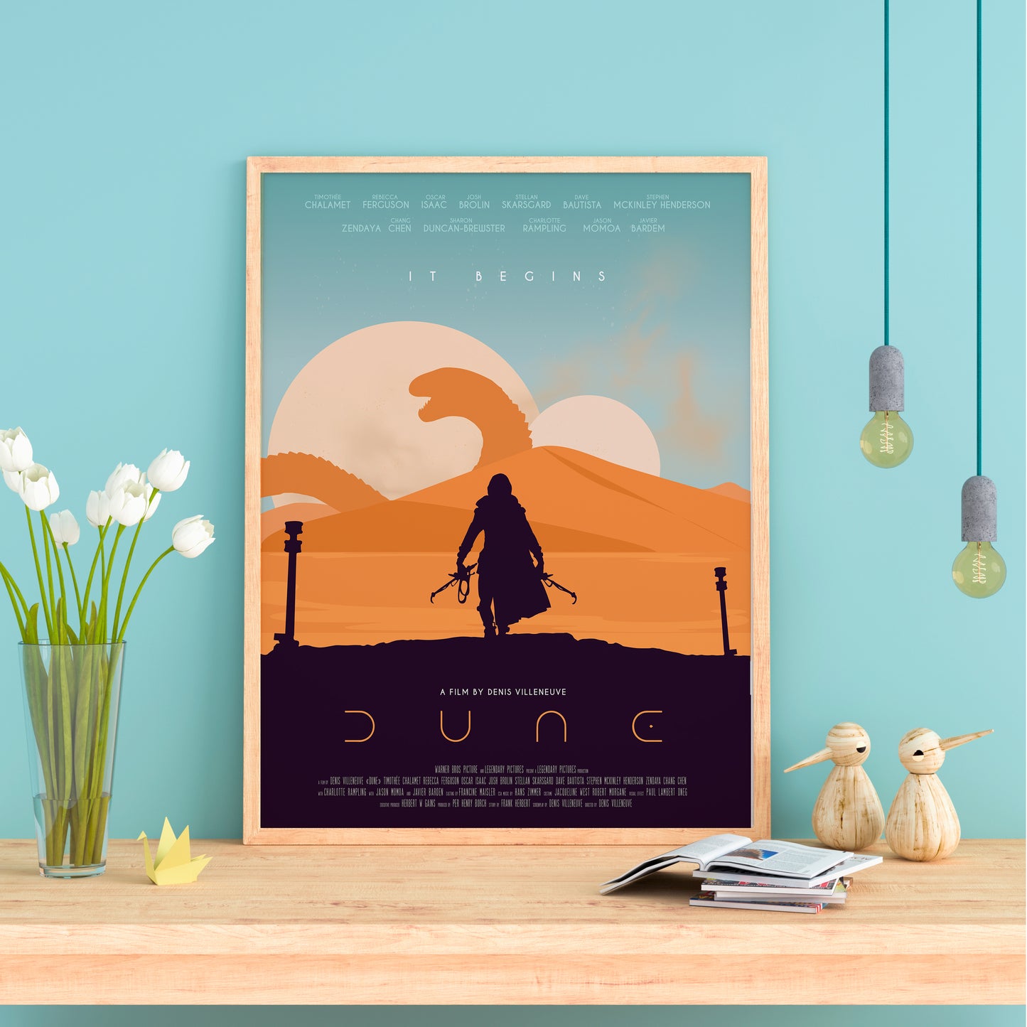 Affiche minimaliste "Dune"