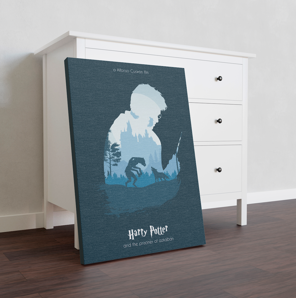 Affiche minimaliste "Harry Potter and the Prisoner of Azkaban"