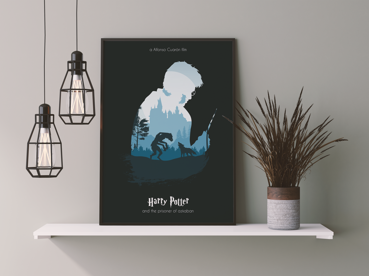 Affiche minimaliste "Harry Potter and the Prisoner of Azkaban"