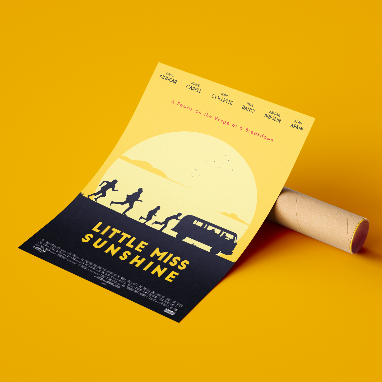 Affiche minimaliste "Little Miss Sunshine"