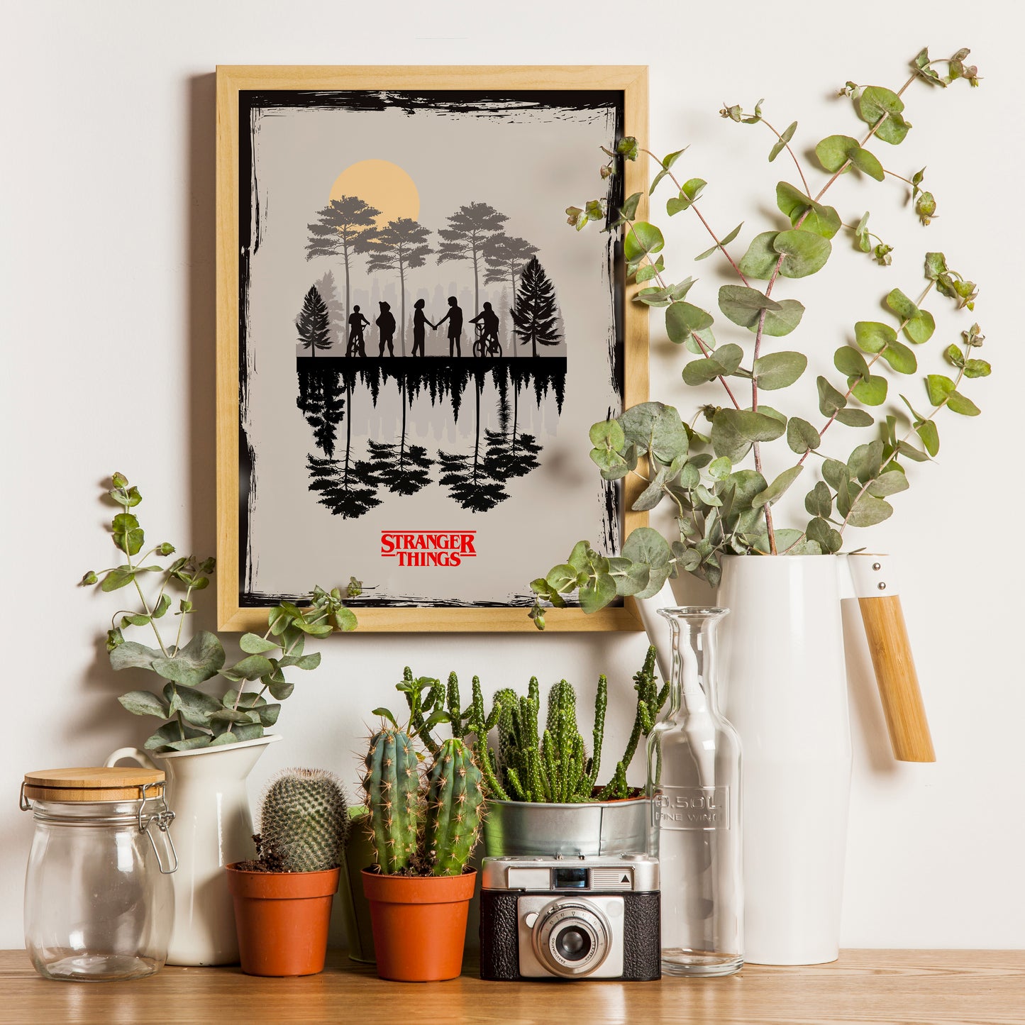 Affiche minimaliste "Stranger Things"