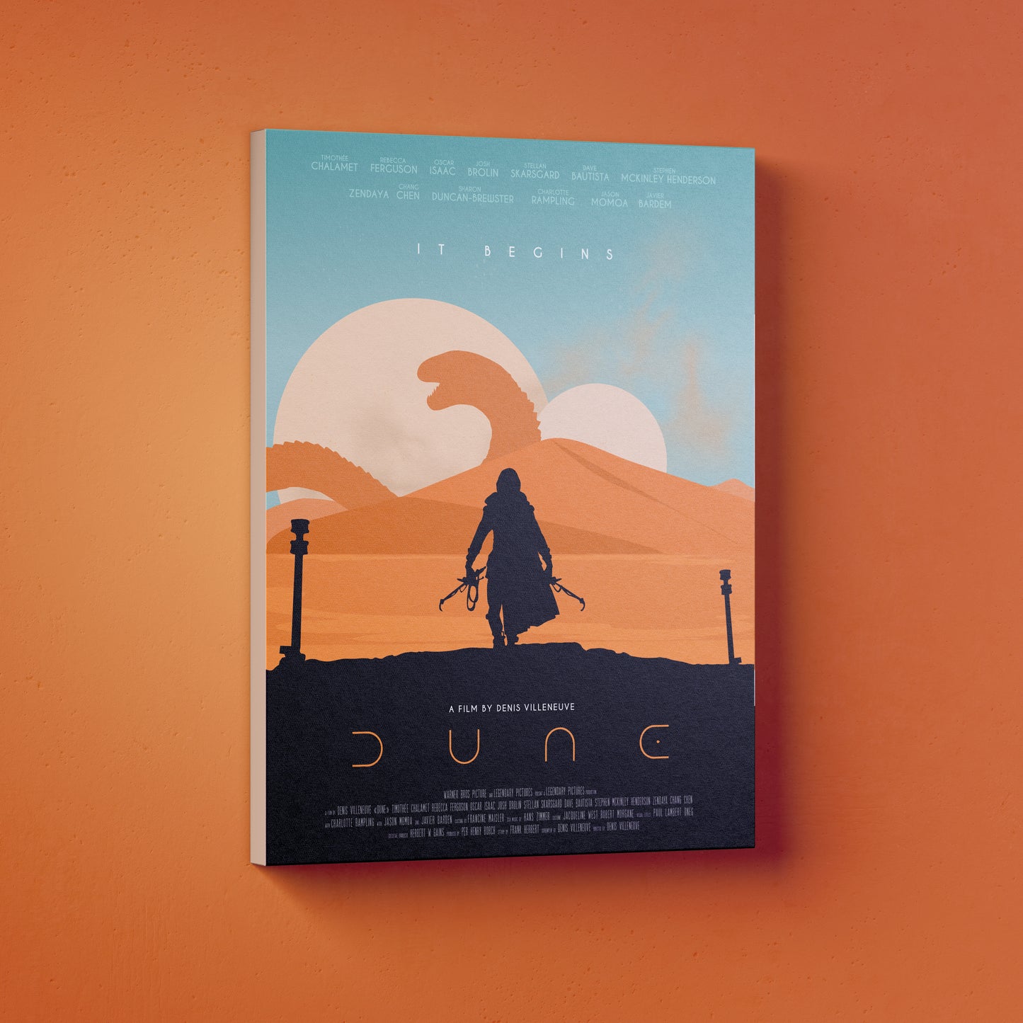 Affiche minimaliste "Dune"
